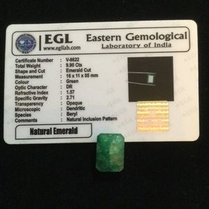 Genuine Emerald Gemstone